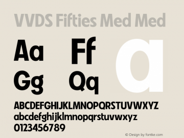 VVDS Fifties Med Med Version 1.000;FEAKit 1.0图片样张
