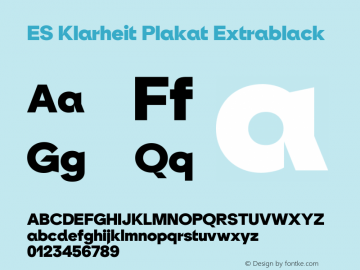 ES Klarheit Plakat Extrablack Version 2.003图片样张
