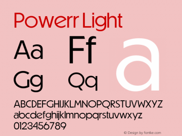 Powerr Light Version 0.002图片样张