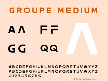 GROUPE MEDIUM Version 001.000图片样张