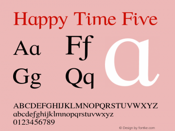 Happy Time Five Version 1.02图片样张