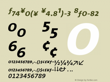 TheSans SemiBold Italic Version 1.0图片样张