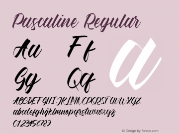 Pascaline Version 1.001;Fontself Maker 3.5.7图片样张