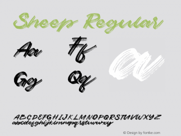 Sheep Version 1.000;December 3, 2022;FontCreator 14.0.0.2896 64-bit图片样张