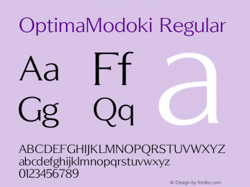 OptimaModoki Version 002.000图片样张