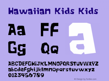 Hawaiian Kids Version 001.002图片样张