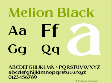 Melion-Black Version 1.000图片样张
