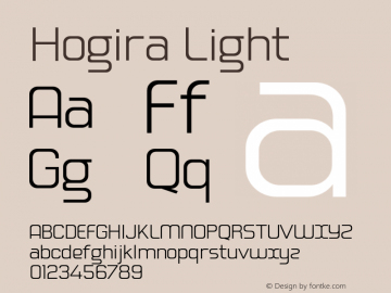 Hogira-Light Version 1.000图片样张