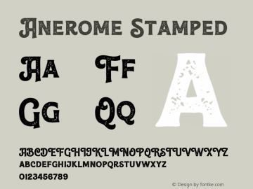 Anerome-Stamped Version 1.000图片样张
