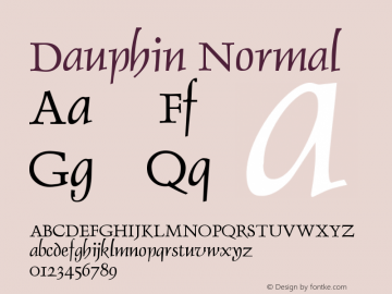 Dauphin Normal Version 1.0图片样张