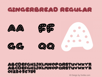 Gingerbread Version 1.00 September 8, 2018, initial release图片样张