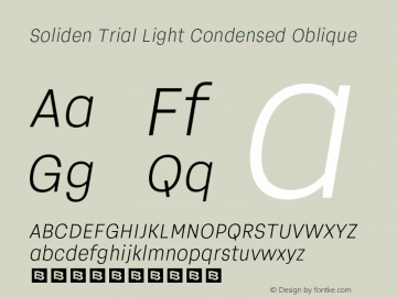SolidenTrial-LightCondObliq Version 1.000图片样张