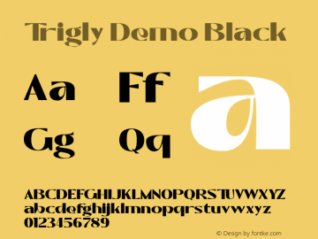 Trigly Demo Black Version 1.000图片样张