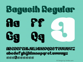 Bagusih-Regular Version 1.000图片样张