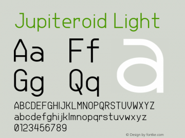 Jupiteroid Light 1.00图片样张