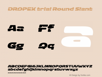 DROPEX Round Slant Version 1.000图片样张