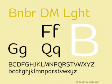 Banburi DEMO Light Version 1.000;Glyphs 3.1.2 (3151)图片样张