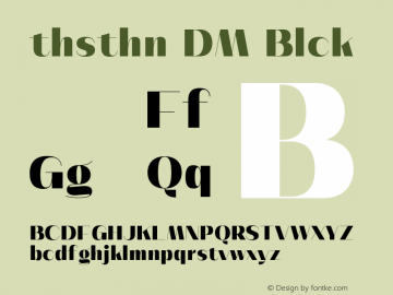 Athisthan DEMO Black Version 1.001;Glyphs 3.1.2 (3151)图片样张