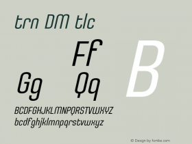 Uturna DEMO Italic Version 1.000;Glyphs 3.1.2 (3151)图片样张