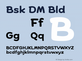 Biski DEMO Bold Version 1.004;Glyphs 3.1.2 (3151)图片样张