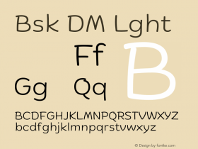 Biski DEMO Light Version 1.004;Glyphs 3.1.2 (3151)图片样张