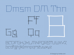 Dimsum DEMO Thin Version 1.000;Glyphs 3.1.2 (3151)图片样张