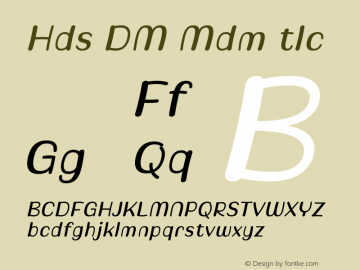 Hadsai DEMO Medium Italic Version 1.001;Glyphs 3.1.2 (3151)图片样张