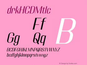 Adirek HC DEMO Italic Version 1.03图片样张