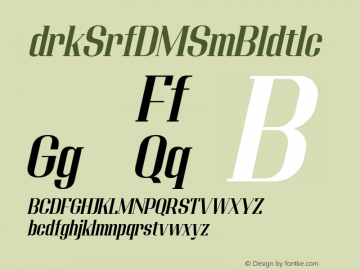 Adirek Serif DEMO SemiBold Italic Version 1.03图片样张