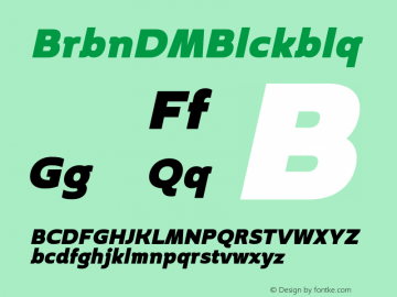 Boriboon DEMO Black Oblique Version 1.01图片样张