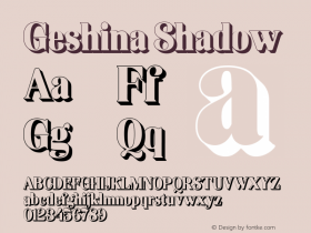 Geshina Shadow Version 1.000图片样张