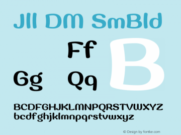 Jella DEMO SemiBold Version 1.001;Glyphs 3.1.2 (3151)图片样张