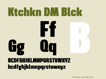 Kitchakan DEMO Black Version 1.000;Glyphs 3.1.2 (3151)图片样张