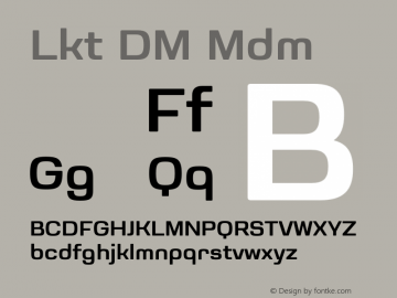 Luktao DEMO Medium Version 1.002;Glyphs 3.1.2 (3151)图片样张