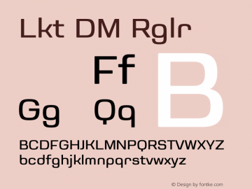 Luktao DEMO Regular Version 1.002;Glyphs 3.1.2 (3151)图片样张