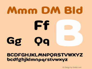 Mommi DEMO Bold Version 1.000;Glyphs 3.1.2 (3151)图片样张