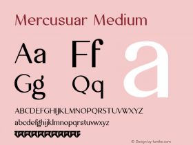 Mercusuar Medium Version 001.000图片样张