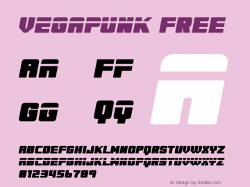 Vegapunk FREE Version 1.004;Fontself Maker 3.5.8图片样张
