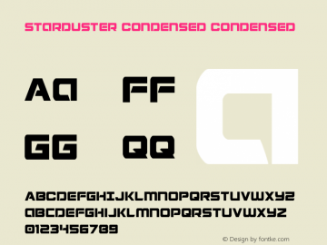 Starduster Condensed Version 3.1; 2023图片样张