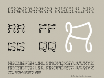 Gandhara Ver.1 Gomarice Font  2023/05/12图片样张