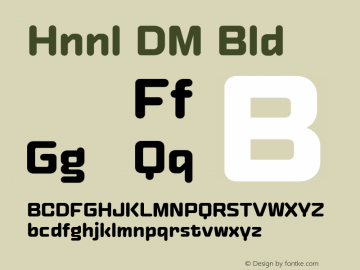 Hinnual DEMO Bold Version 1.000;Glyphs 3.1.2 (3151)图片样张