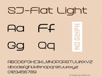 SJ-Flat Light Version 1.000图片样张