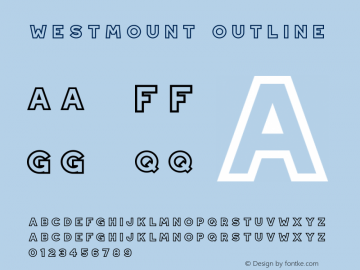 Westmount-Outline Version 1.000图片样张