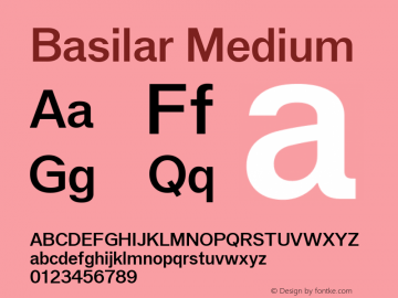 Basilar Medium Version 1.000图片样张