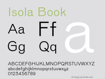 Isola-Book Version 1.000;Glyphs 3.1.1 (3136)图片样张