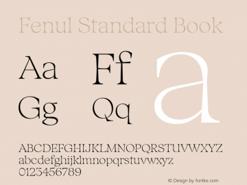 Fenul Standard Book Version 1.000图片样张