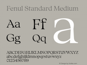 Fenul Standard Medium Version 1.000图片样张