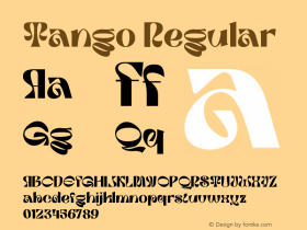 Tango-Regular Version 1.000图片样张