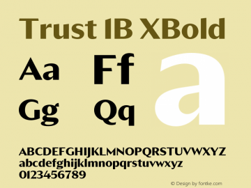 Trust 1B XBold Version 1.001图片样张