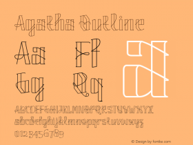 Agatha Outline Version 1.000;PS 001.000;hotconv 1.0.70;makeotf.lib2.5.58329图片样张